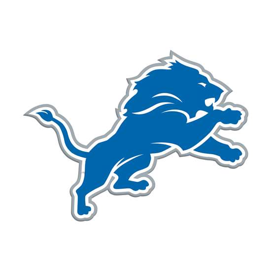 Detroit Lions Laser Cut Steel Logo Spirit Size-Primary Logo   