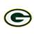 Green Bay Packers Laser Cut Steel Logo Spirit Size-Primary Logo   