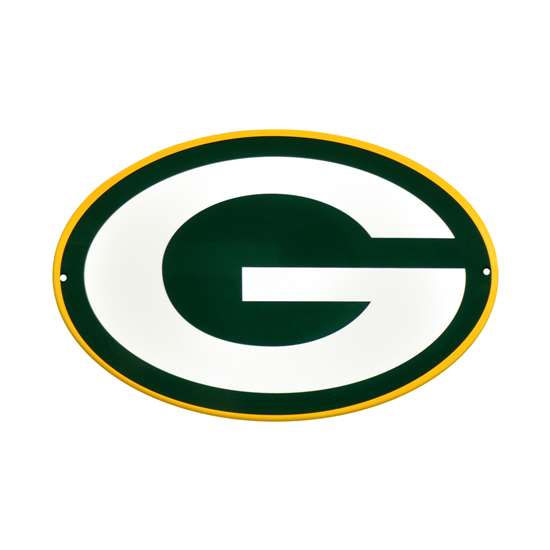 Green Bay Packers Laser Cut Steel Logo Spirit Size-Primary Logo   