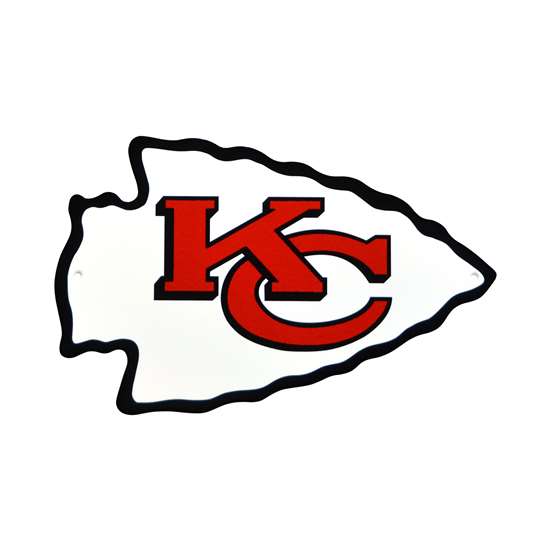 Kansas City Chiefs Laser Cut Steel Logo Spirit Size-Primary Logo   