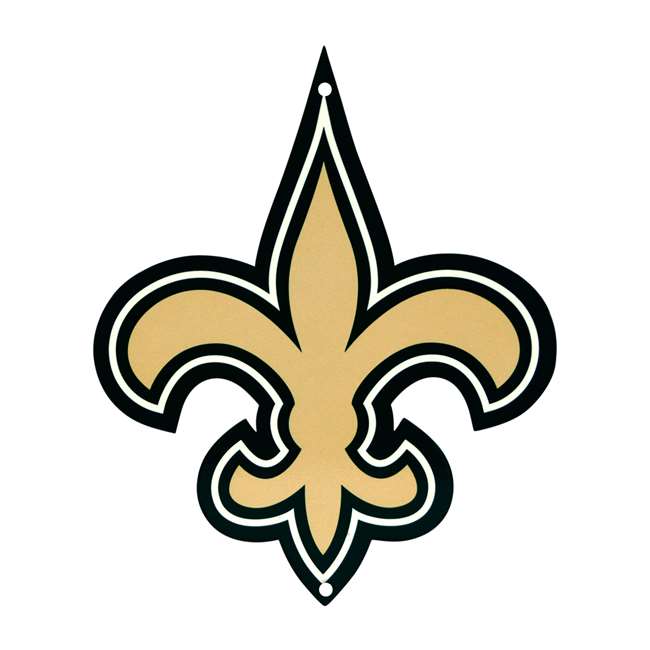 New Orleans Saints Laser Cut Steel Logo Spirit Size-Primary Logo