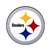 Pittsburgh Steelers Laser Cut Steel Logo Spirit Size-Primary Logo   