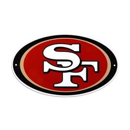 San Francisco 49ers Laser Cut Steel Logo Spirit Size-Primary Logo   