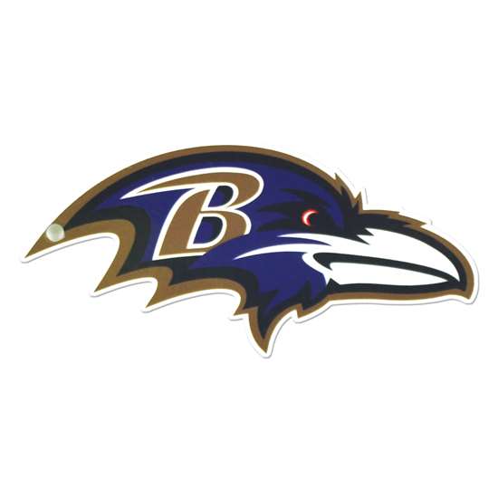 Baltimore Ravens Laser Cut Steel Logo Statement Size-Primary Logo   