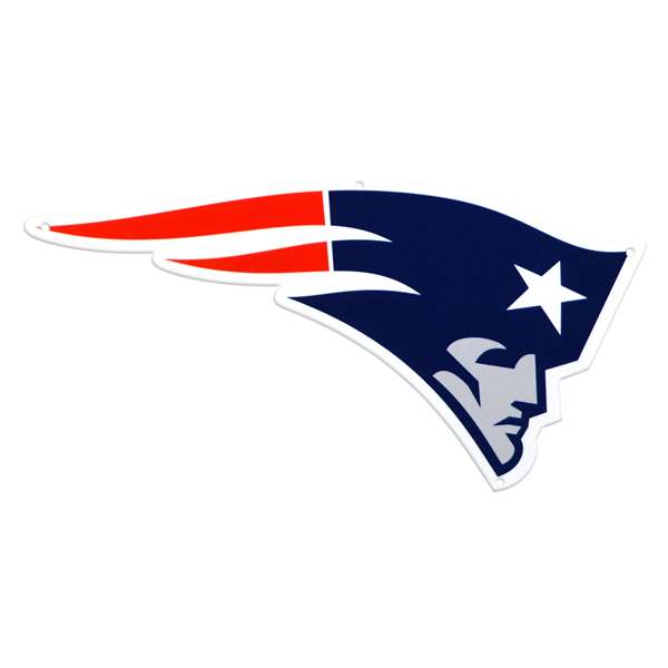 New England Patriots Laser Cut Steel Logo Statement Size-Primary Logo   