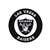 Las Vegas Raiders Laser Cut Steel Logo Statement Size-Circle Logo