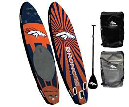Denver Football Broncos Inflatalbe Stand-Up Paddleboard iSUP Kit 