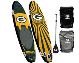 Green Bay Football Packers Inflatalbe Stand-Up Paddleboard iSUP Kit 