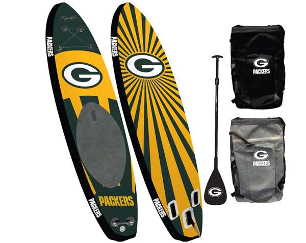 Green Bay Football Packers Inflatalbe Stand-Up Paddleboard iSUP Kit 