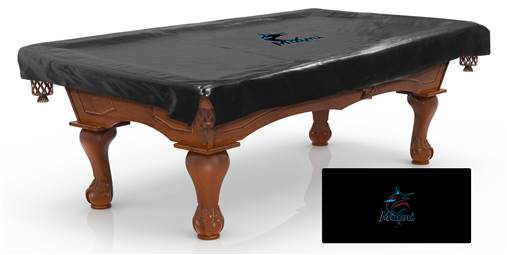 Miami Marlins 7ft Pool Table Cover