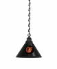 Baltimore Orioles Pendant Light with Black Fixture