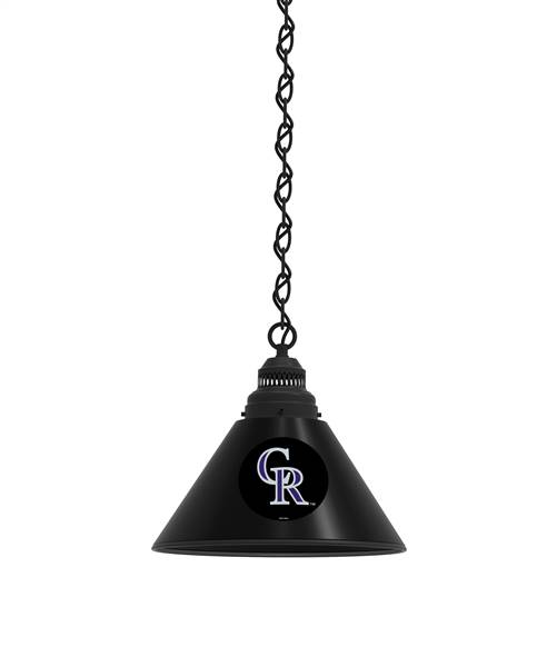 Colorado Rockies Pendant Light with Black Fixture