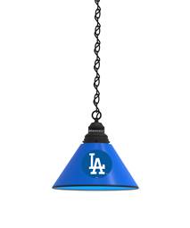 Los Angeles Dodgers Pendant Light with Black Fixture