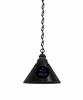 Miami Marlins Pendant Light with Black Fixture