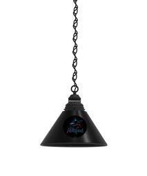 Miami Marlins Pendant Light with Black Fixture