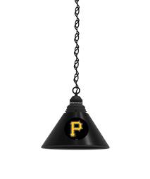 Pittsburgh Pirates Pendant Light with Black Fixture
