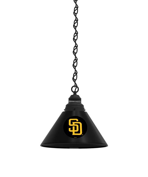 San Diego Padres Pendant Light with Black Fixture