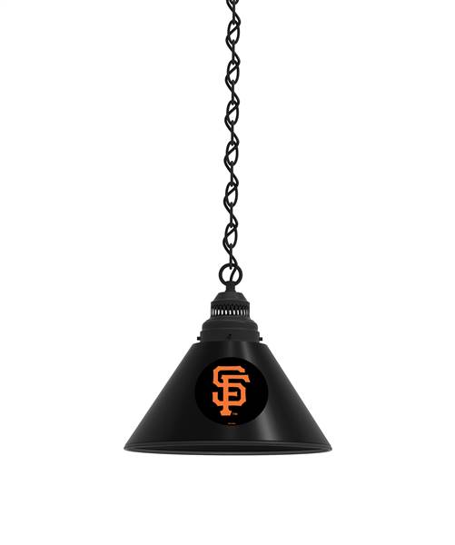 San Francisco Giants Pendant Light with Black Fixture