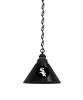 Chicago White Sox Pendant Light with Black Fixture