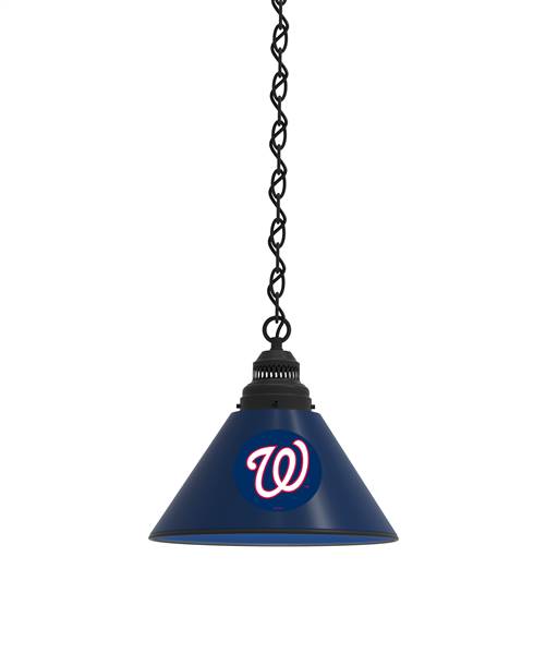 Washington Nationals Pendant Light with Black Fixture