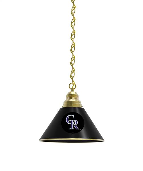 Colorado Rockies Pendant Light with Brass Fixture