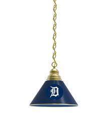 Detroit Tigers Pendant Light with Brass Fixture