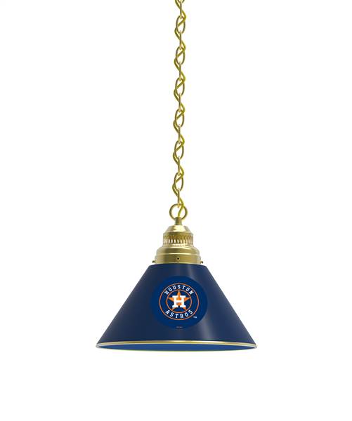 Houston Astros Pendant Light with Brass Fixture
