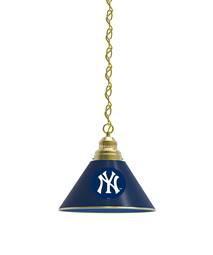 New York Yankees Pendant Light with Brass Fixture