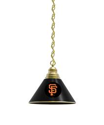 San Francisco Giants Pendant Light with Brass Fixture