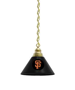 San Francisco Giants Pendant Light with Brass Fixture