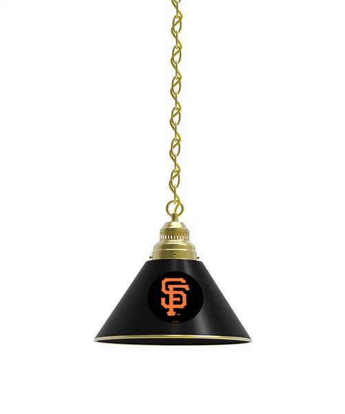 San Francisco Giants Pendant Light with Brass Fixture