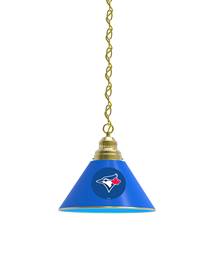 Toronto Blue Jays Pendant Light with Brass Fixture