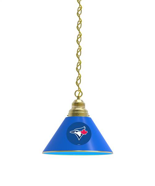 Toronto Blue Jays Pendant Light with Brass Fixture