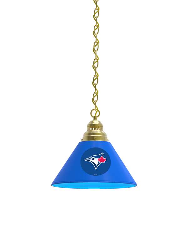 Toronto Blue Jays Pendant Light with Brass Fixture