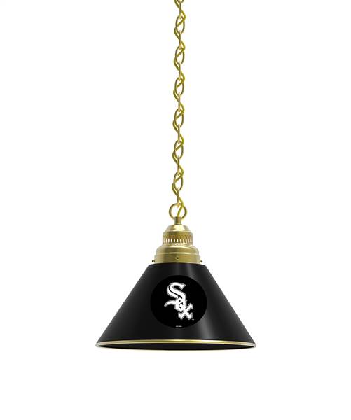 Chicago White Sox Pendant Light with Brass Fixture