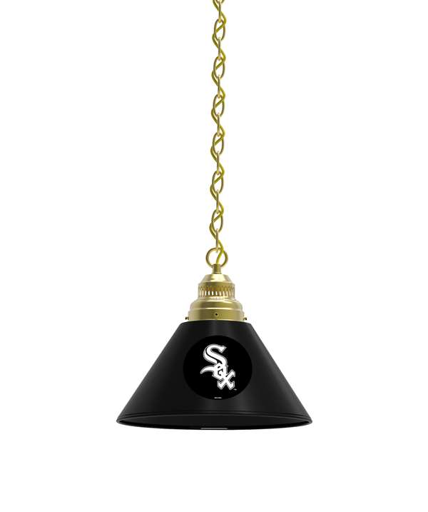 Chicago White Sox Pendant Light with Brass Fixture