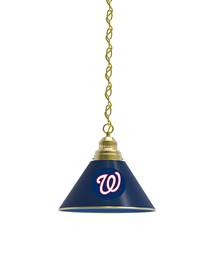 Washington Nationals Pendant Light with Brass Fixture