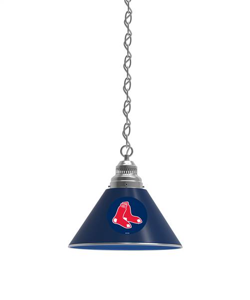Boston Red Sox Pendant Light with Chrome FIxture