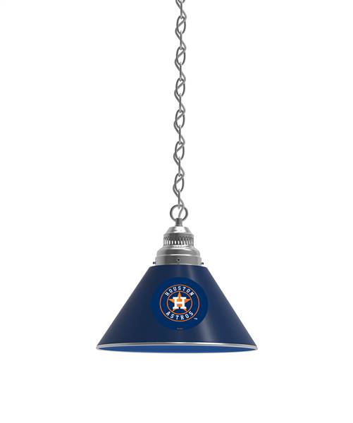 Houston Astros Pendant Light with Chrome FIxture