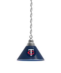 Minnesota Twins Pendant Light with Chrome FIxture