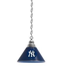 New York Yankees Pendant Light with Chrome FIxture