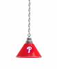 Philadelphia Phillies Pendant Light with Chrome FIxture