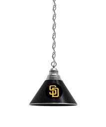 San Diego Padres Pendant Light with Chrome FIxture