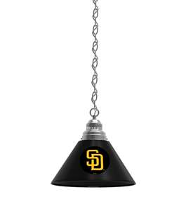 San Diego Padres Pendant Light with Chrome FIxture