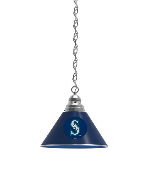 Seattle Mariners Pendant Light with Chrome FIxture