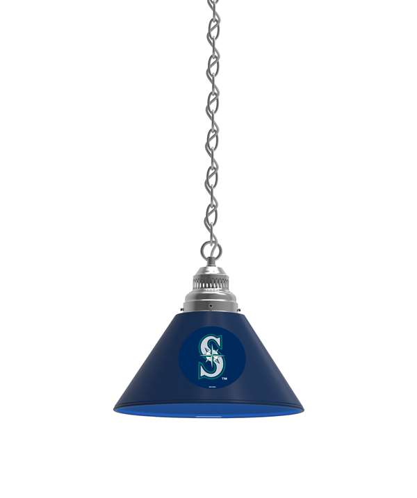Seattle Mariners Pendant Light with Chrome FIxture