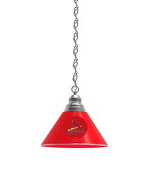 St. Louis Cardinals Pendant Light with Chrome FIxture