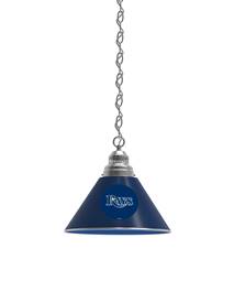 Tampa Bay Rays Pendant Light with Chrome FIxture