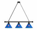 Chicago Cubs 3 Shade Billiard Light with Black Fixture
