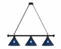 Detroit Tigers 3 Shade Billiard Light with Black Fixture